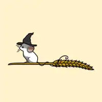 Witching mice - white - design