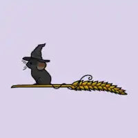 Witching mouse - black - design