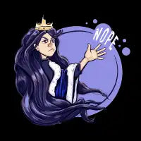 Grumpy Queen - Nope - design