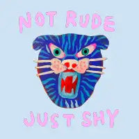 Not rude just shy - design