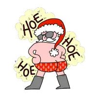 Hoe Hoe Hoe Santa - design