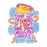 Unsolicited Advice - design