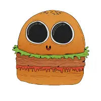 Cute burger - design