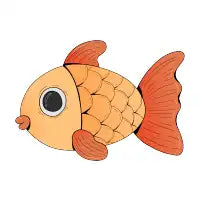Orange Fish - design