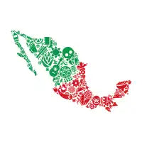 Mexico map - design