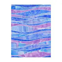 Blue & Purple Waves - design