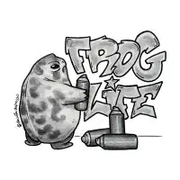 Graffiti frog - design