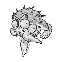Pufferfish Pinup - design