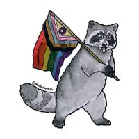 Pride Raccoon - design