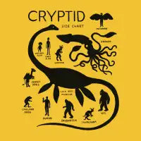 Cryptid size chart - design