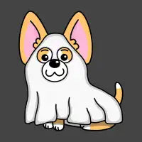 Corgi Ghost Halloween - design