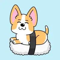 Corgi Sushi Nigiri - design