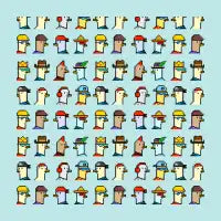 Blue Duck Pattern - design