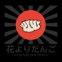 Dumplings Over Flowers - design