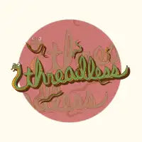 Threadless snake typography - design
