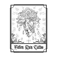 Fallen Rain Tattoo (lady rain) - design