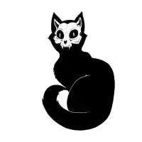 spooky cat - design