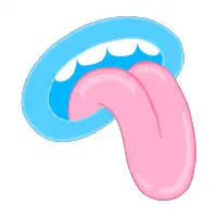 Tongue out - design