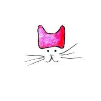 Pink Hat Cat - design