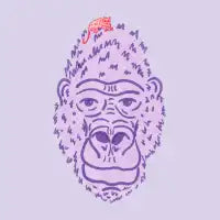 Big & Little Primates (Gorilla & Mouse Lemur) - design