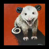 Happy opossum - design