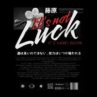 its not luck - design