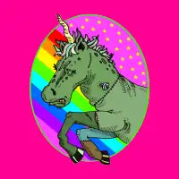 Undead Unicorn T-Shirt - design