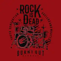Rock is Dead - design