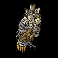 Steampunk Owl - design