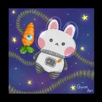 Lost Bunny in Space - design