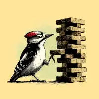 Woodpecker's Jenga - design