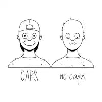 Caps no caps 1 - design