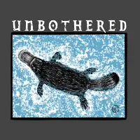 Unbothered (for dark background) - design