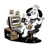Away Mode Office Dog - design