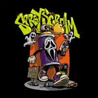 Spooky Graffiti Halloween - design
