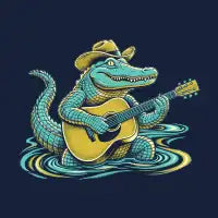 Cowboy Gator - design