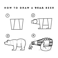 How to Draw a Bear/Beer - design