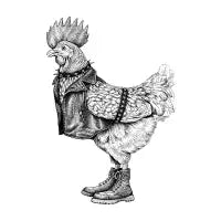 Punk Chicken - design
