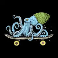 The Common Atlantic Skateopus (Color Version) - design