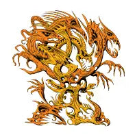 Hydra - golden - design