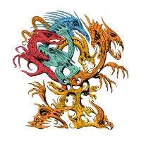 Hydra - multi-colored - design