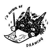 I'd rather be drawing - design