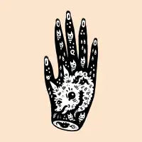 Right Hand (white inside) - design