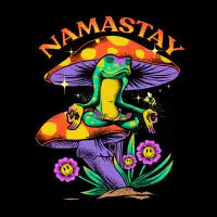 Namastay Frog - design