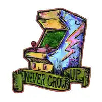Never. Grow. Up - design