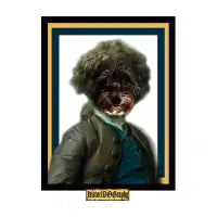 Portrait of a Fabulous Poodle Floof from the 17th century T-Shirt - design