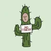 No Touchy T-Shirt - design