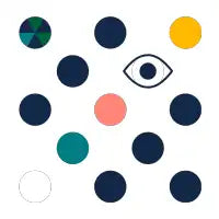 polka eye dot - design