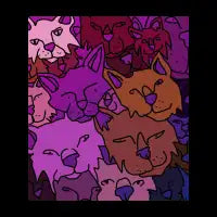 Crimson Cats - design