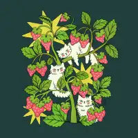 Strawberry cat - design